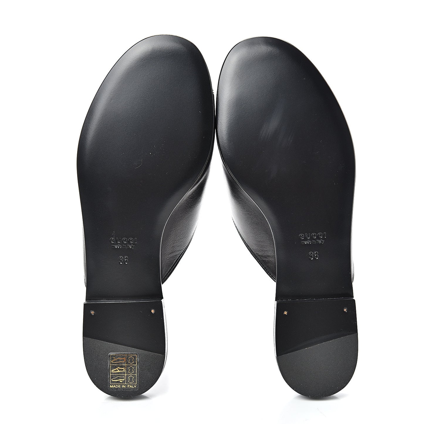 Malaga Kid Horsebit Slide Sandals 36 Black