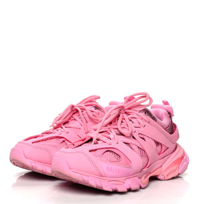 Balenciaga Mesh Nylon Womens Track Sneakers 38 Pink 3 of 9