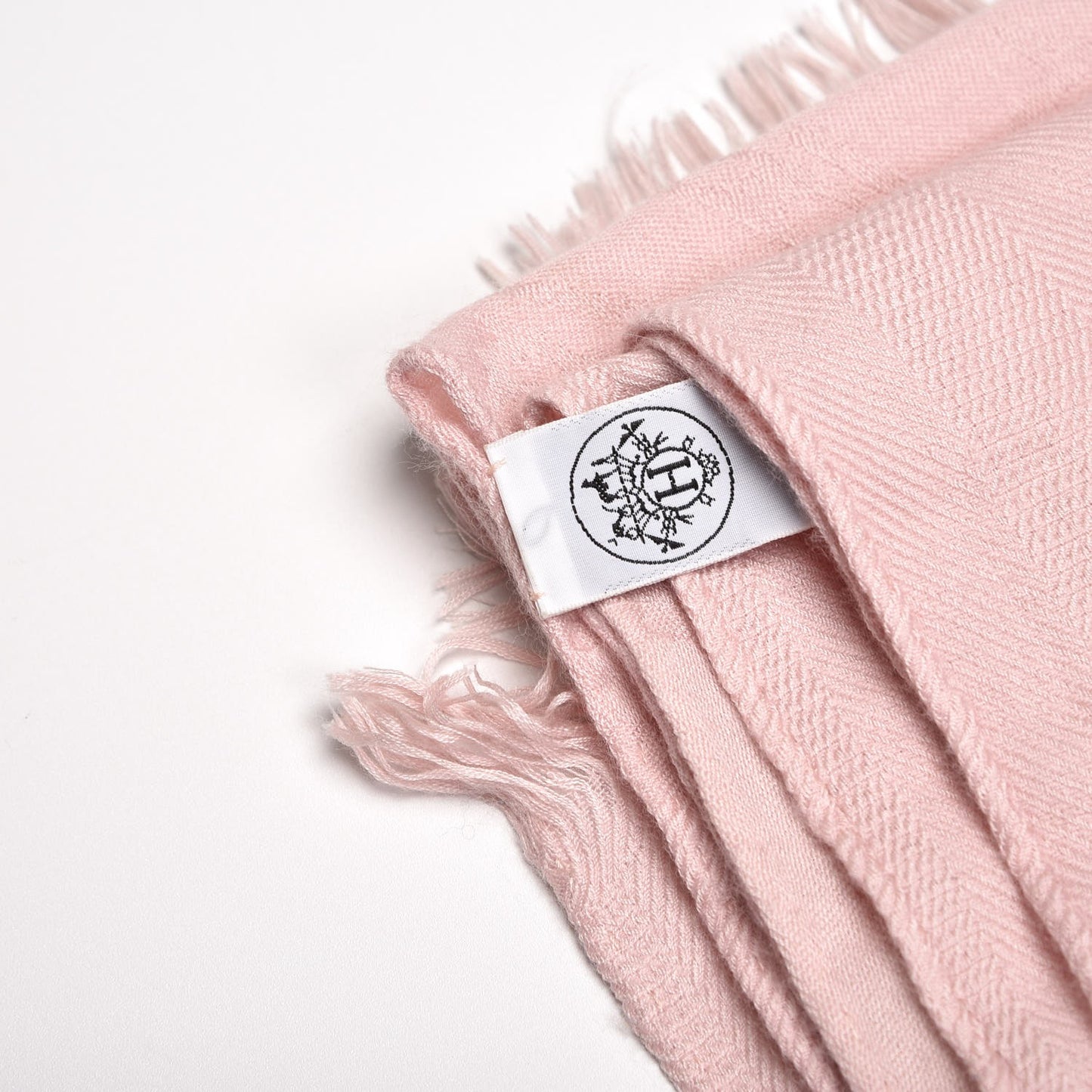 Cashmere Silk New Libris Stole Rose Nacre