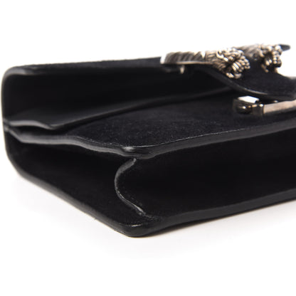 Gucci Suede Mini Dionysus Shoulder Bag Black 6 of 10