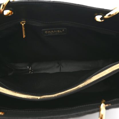 Chanel Caviar Quilted Grand Shopping Tote GST Black 5 of 12
