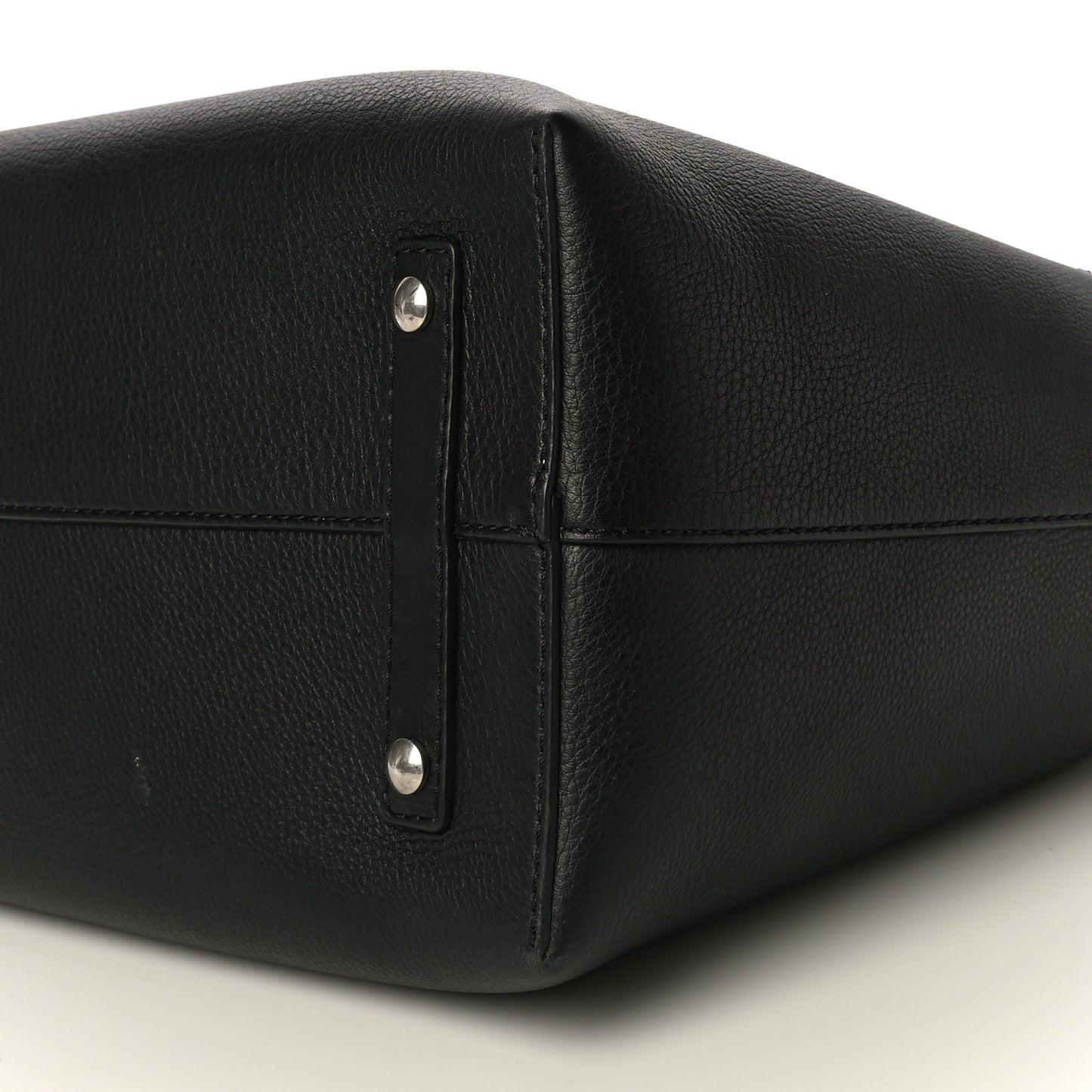 Soft Grain Calfskin Medium Belt Bag Black