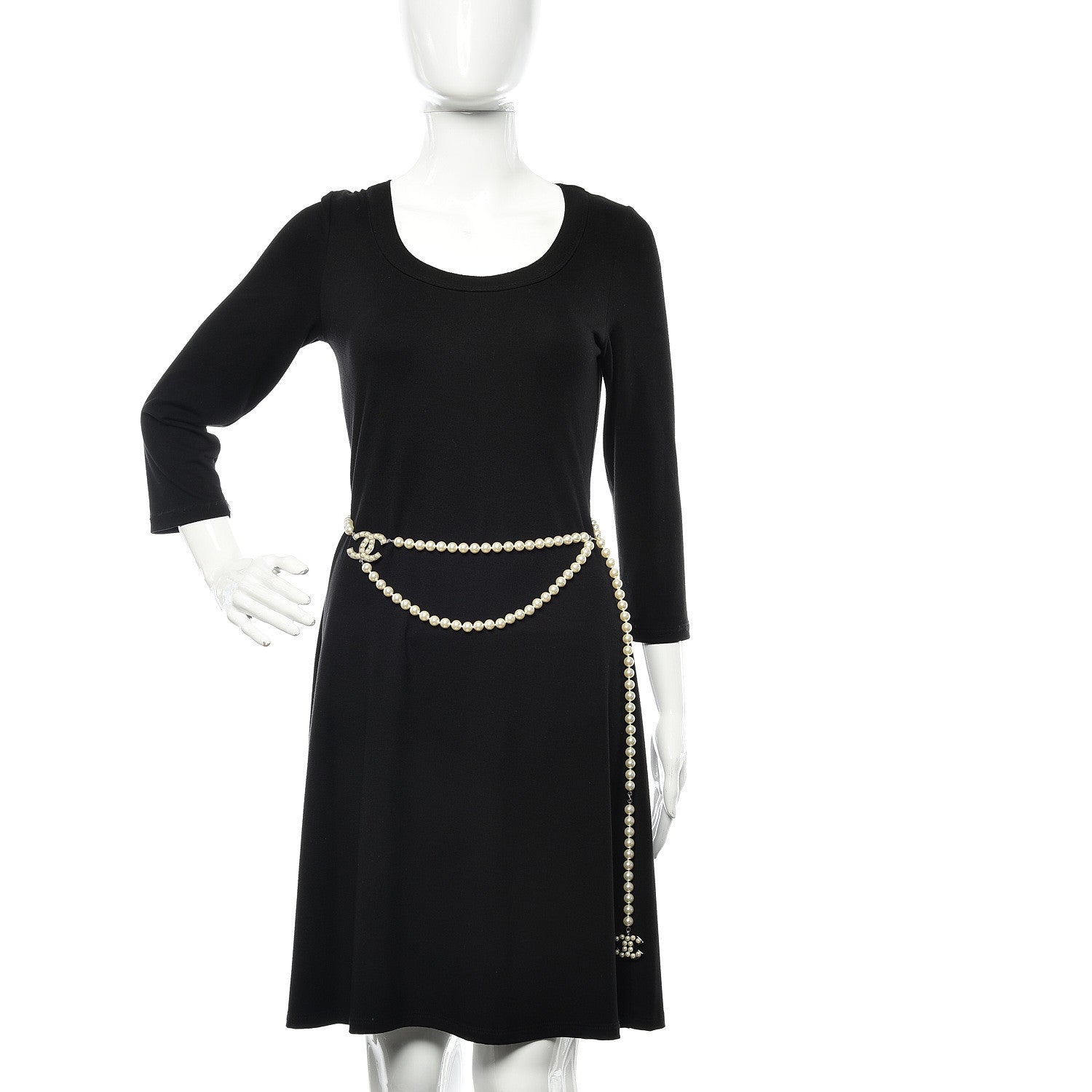 Chanel Pearl CC Belt Silver 2 of 5