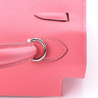 Hermes Epsom Kelly Sellier 25 Rose Lipstick 9 of 34