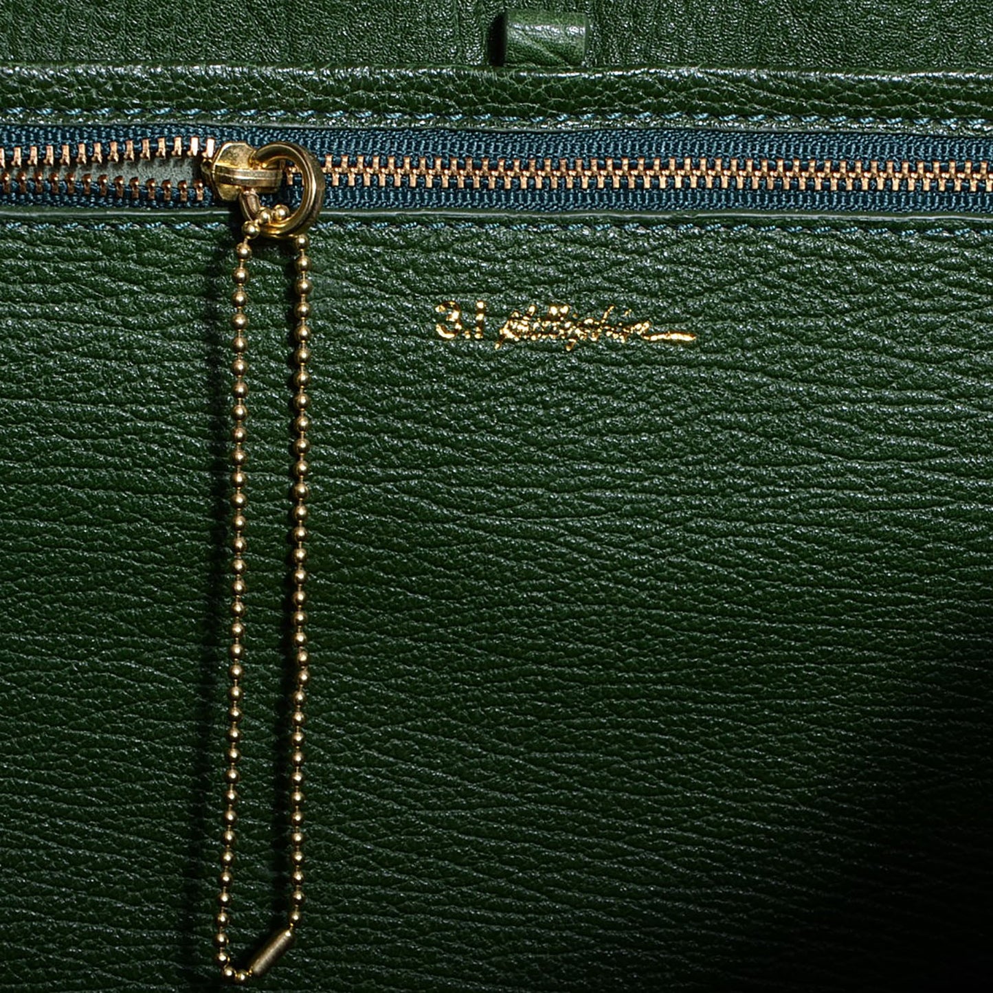 3.1 Leather Large Pashli Satchel Jade