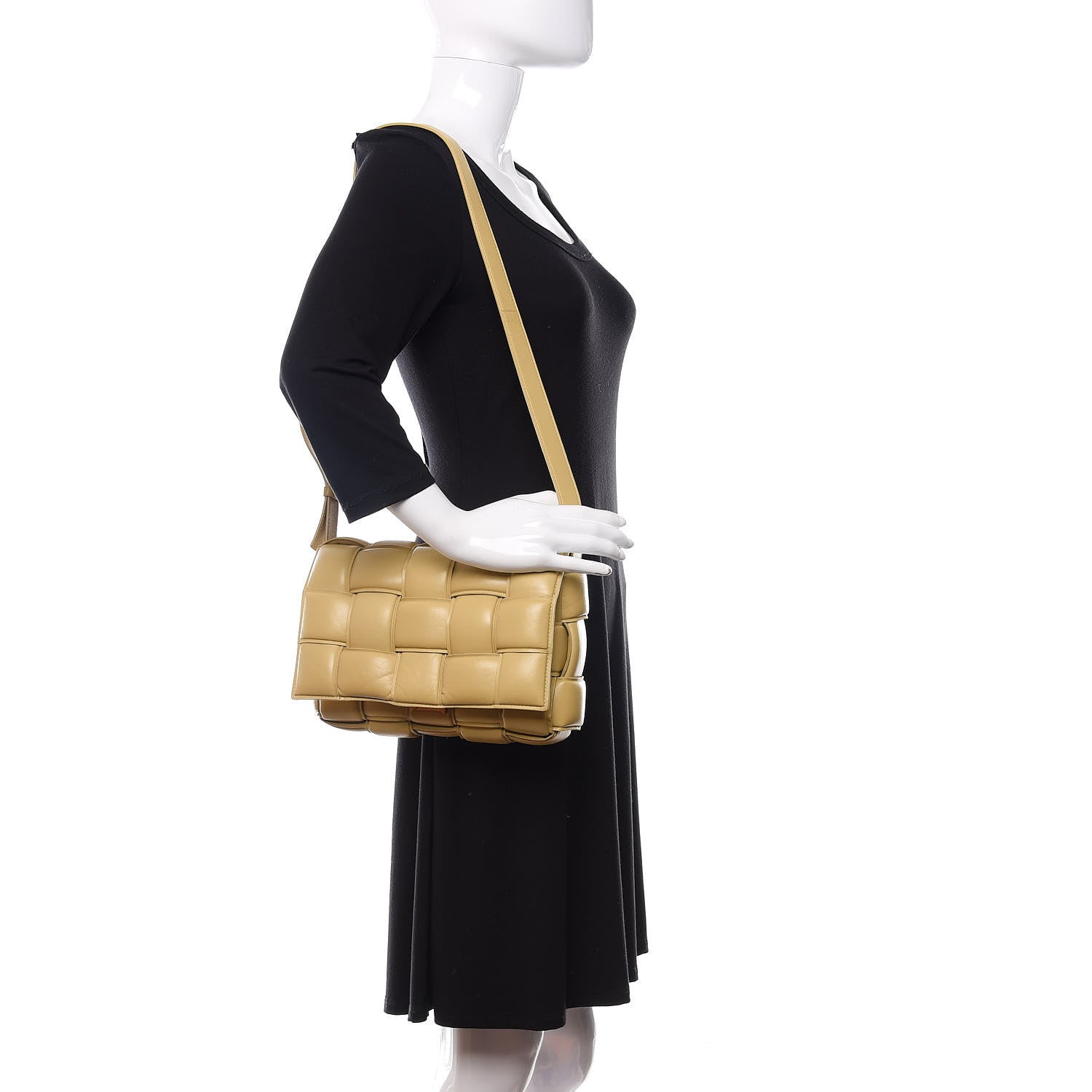 Bottega Veneta Nappa Maxi Intreccio Padded Cassette Crossbody Bag Tapioca 2 of 11