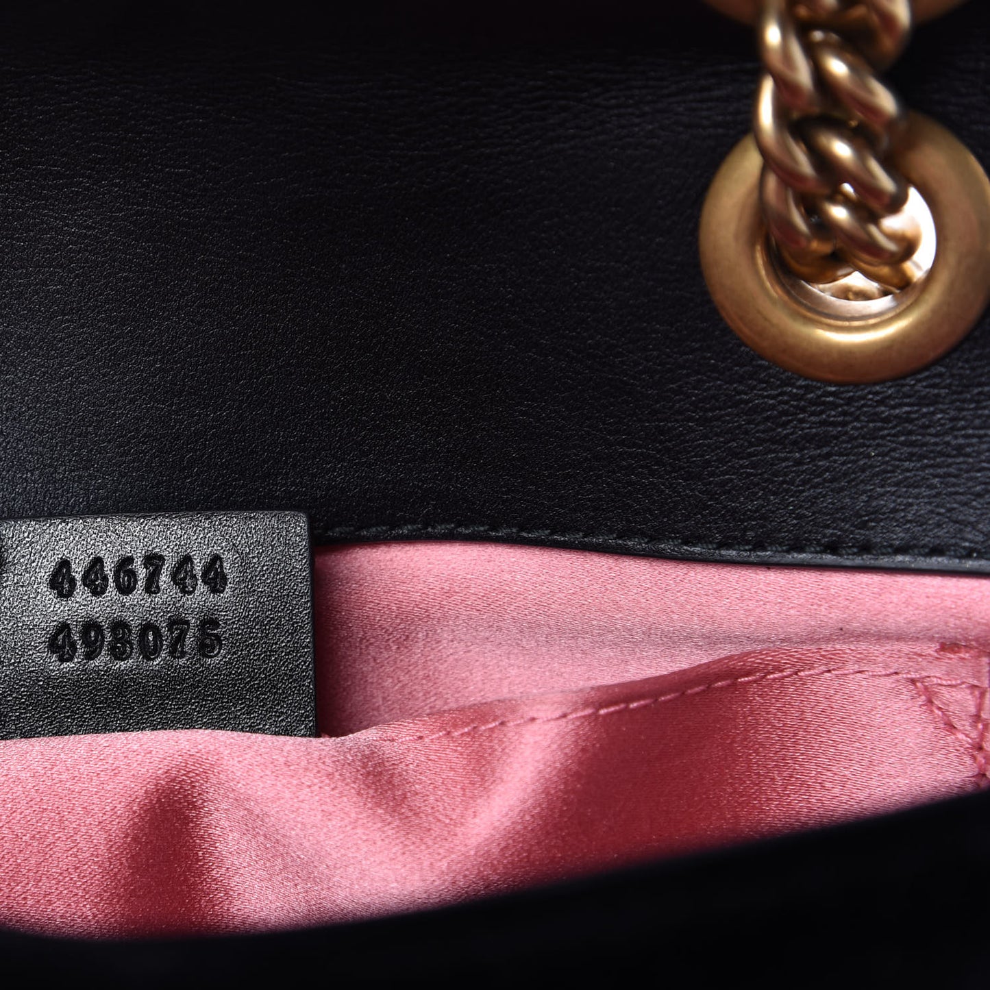 Velvet Matelasse Mini GG Marmont Shoulder Bag Black