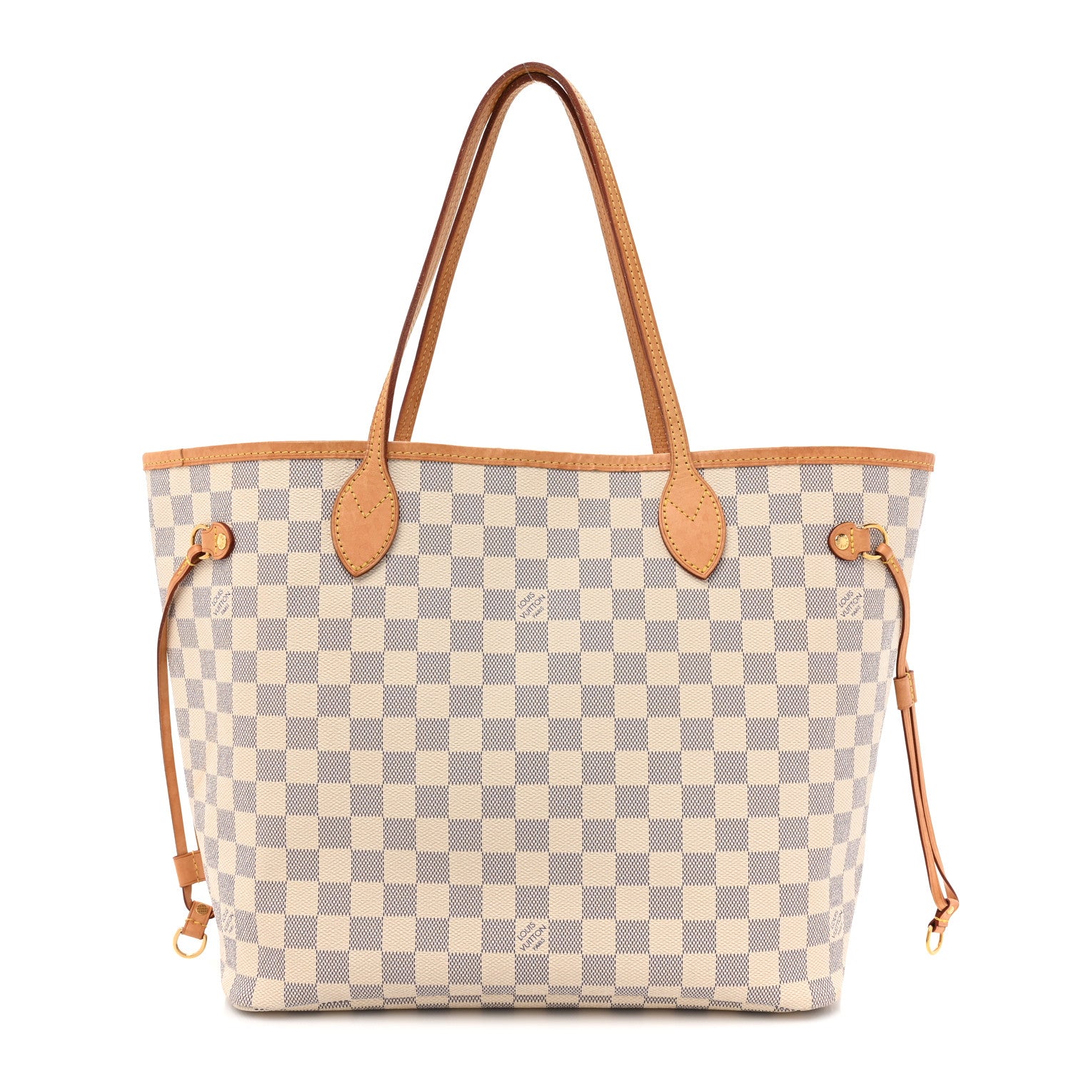 Louis Vuitton Damier Azur Neo Neverfull MM Rose Ballerine 1 of 20