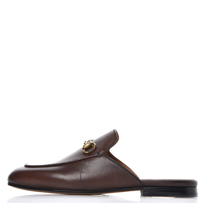 Gucci Calfskin Womens Princetown Slippers 36 Fondente Brown 1 of 9