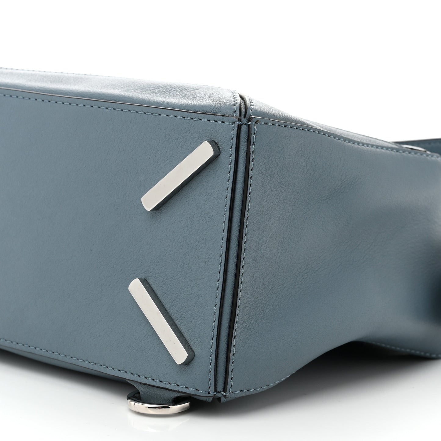 Calfskin Small Puzzle Bag Stone Blue