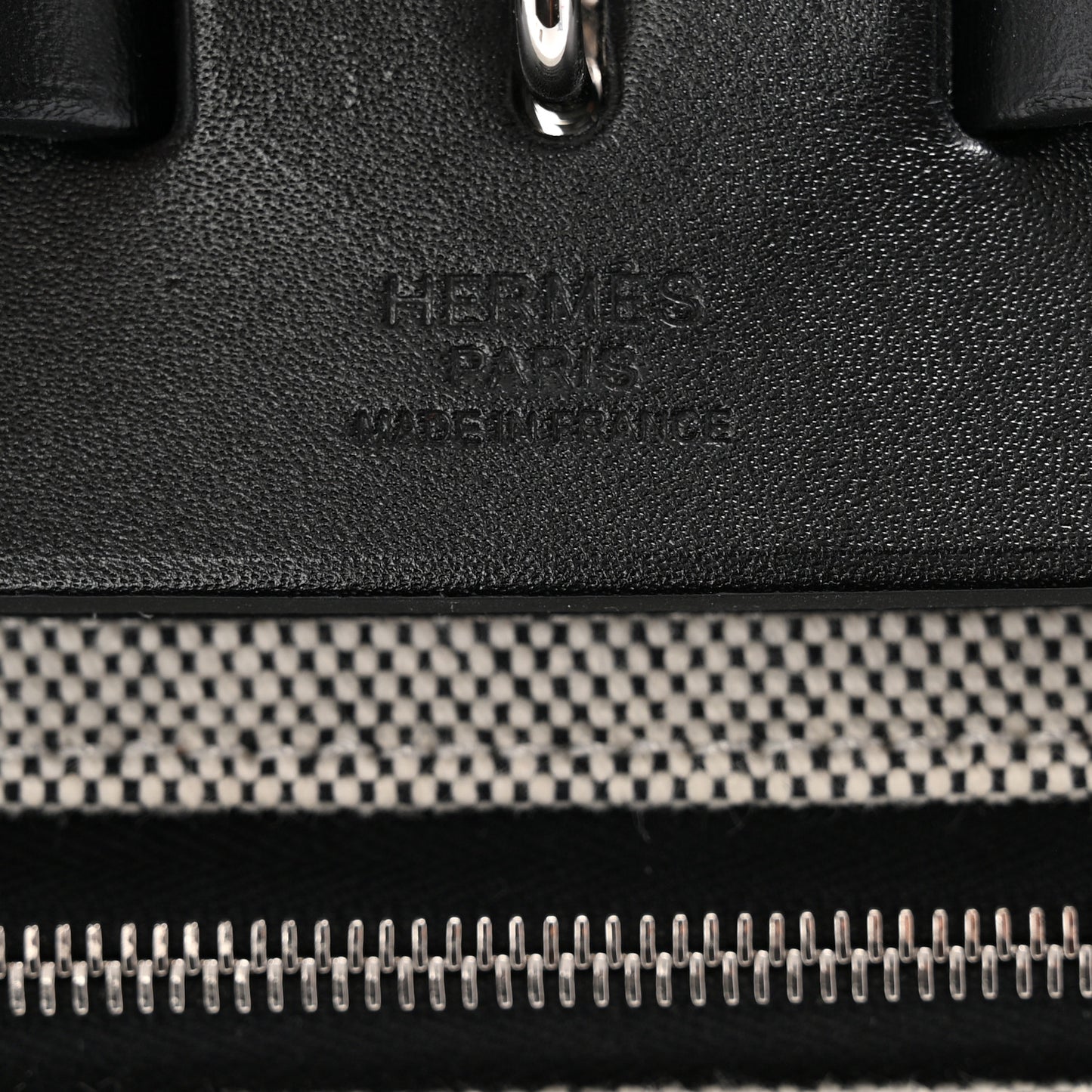 Toile H Berline Vache Hunter Herbag Zip 39 MM Black Ecru