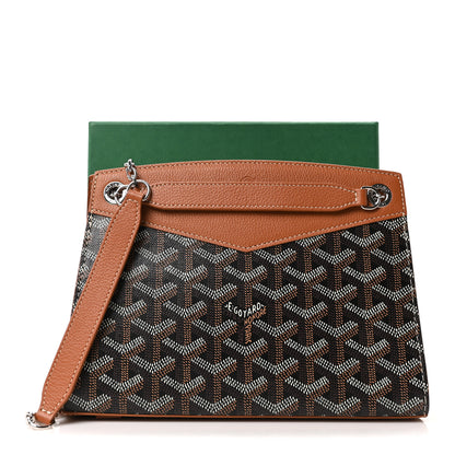 Goyard Goyardine Mini Rouette Structure Black Tan 18 of 19