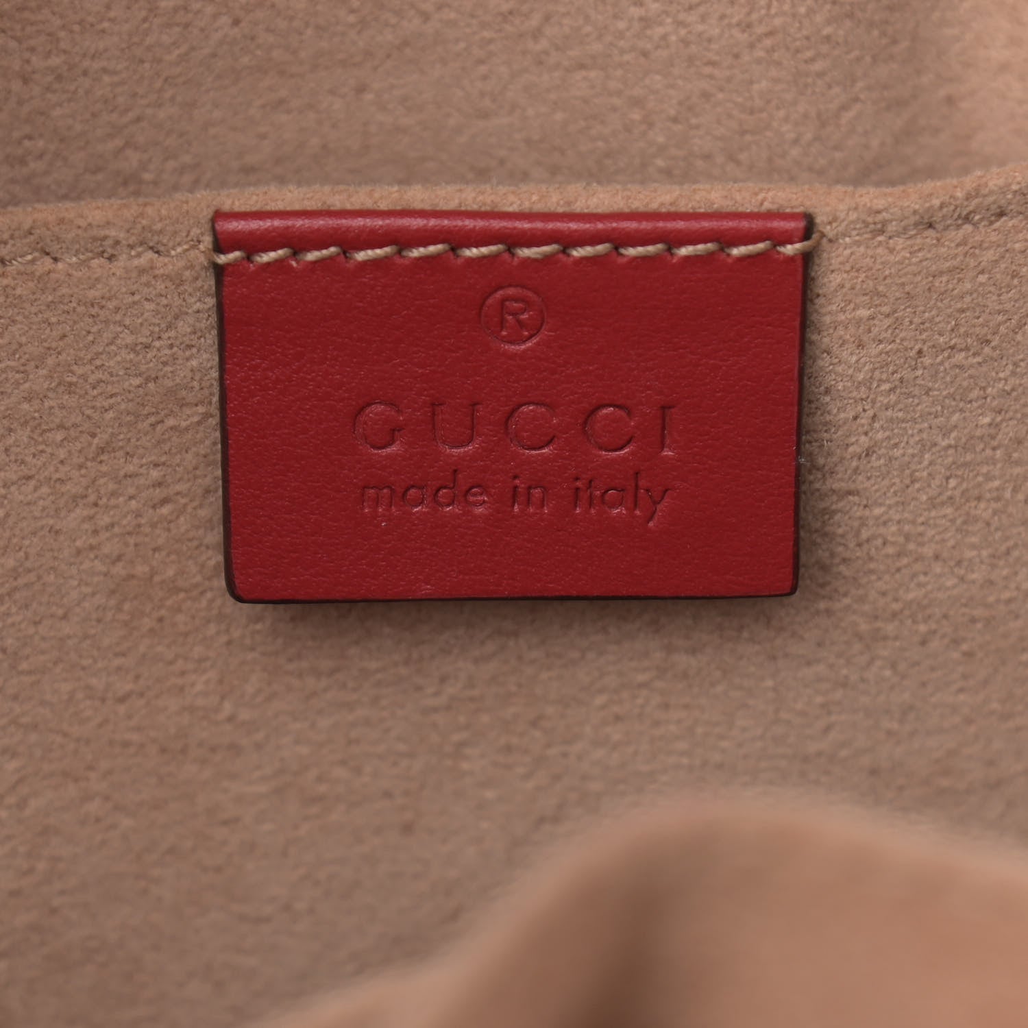 Gucci Calfskin Matelasse GG Marmont Dome Backpack Hibiscus Red 6 of 13