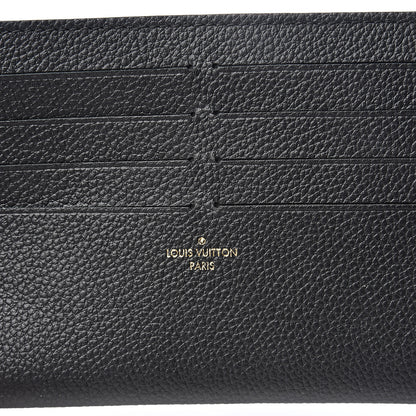 Louis Vuitton Calfskin Felicie Chain Wallet Card Holder Insert Black 5 of 5