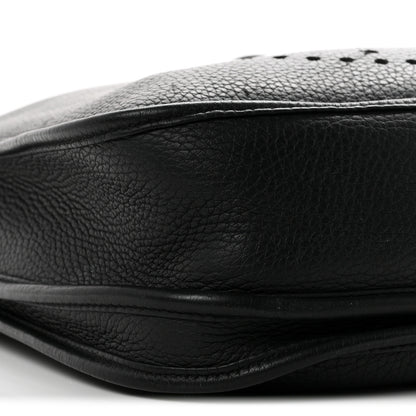 Hermes Taurillon Clemence Evelyne III PM Black 17 of 19