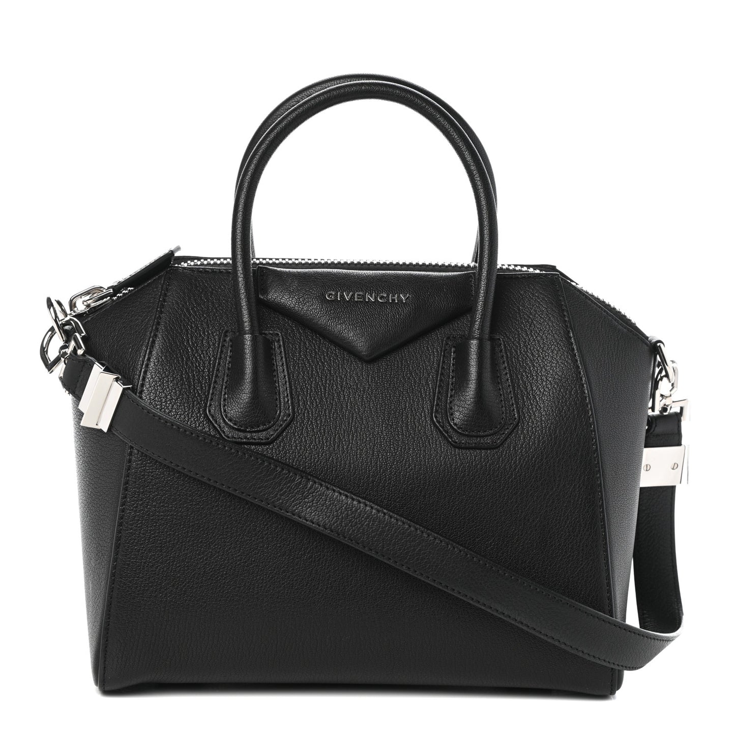 Sugar Goatskin Small Antigona Black