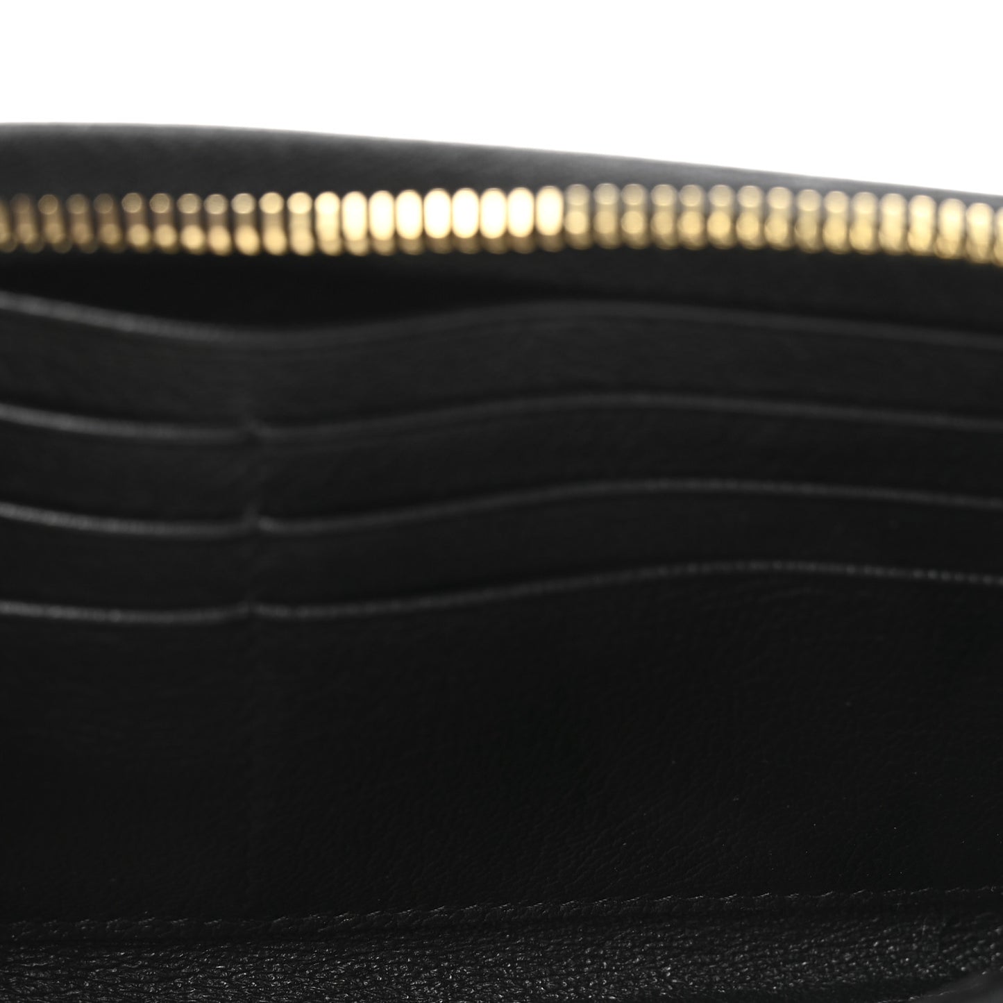 Chevre Belle De Jour Zip Around Wallet Black