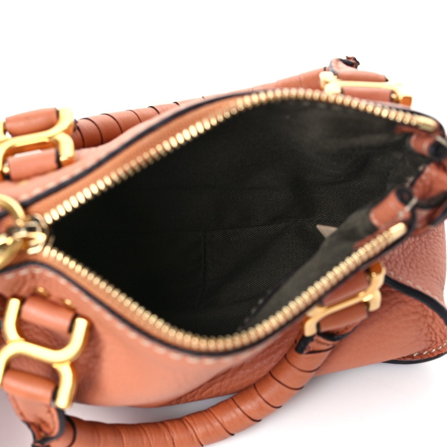 Calfskin Mini Marcie Satchel Muted Brown