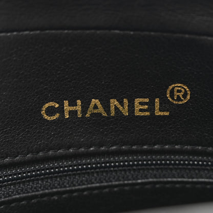 Chanel Lambskin Quilted Flap Camera Tassel Case Black 6 of 14