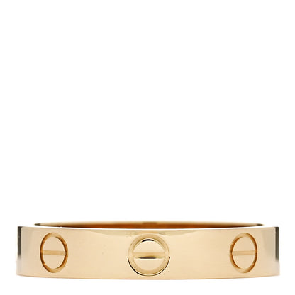 Cartier 18K Yellow Gold 3.5mm LOVE Wedding Band Ring 54 6.75 3 of 5