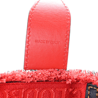 Christian Louboutin Denim Frangibus Printed Tote Dark Blue Multicolor 7 of 10