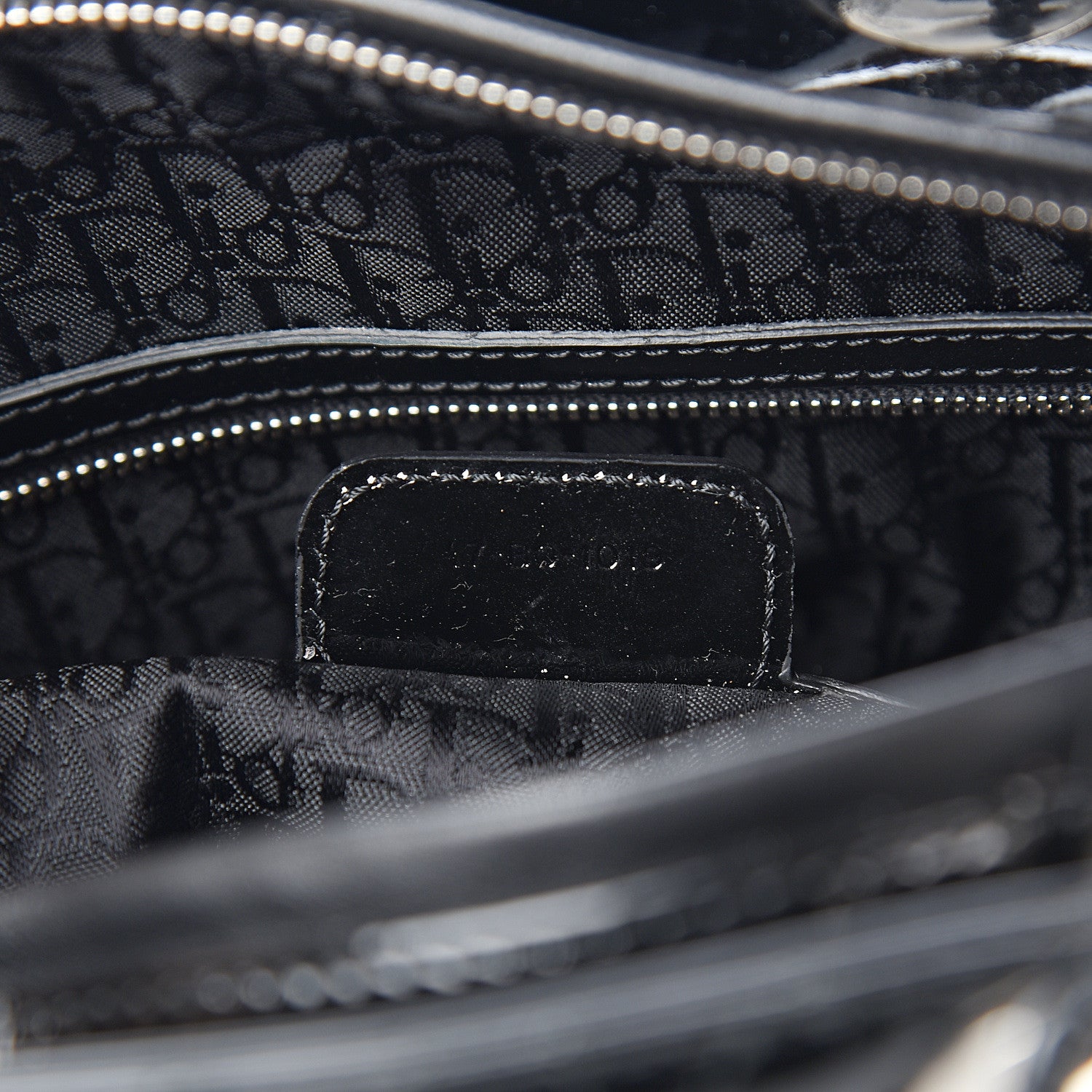 Christian Dior Patent Cannage Large Lady Dior Black 6 of 9