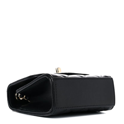 Chanel Lambskin Quilted Mini Trendy CC Chain Wallet Black 4 of 10