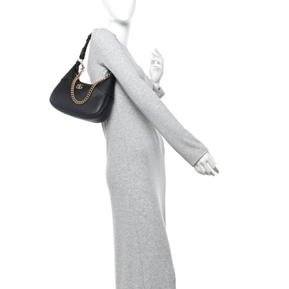 Gucci Goatskin Small Aphrodite Shoulder Bag Black 2 of 12