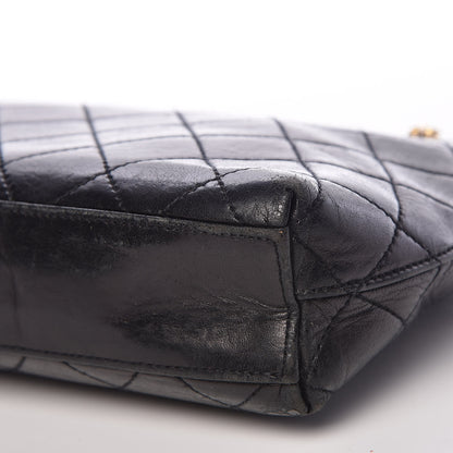 Chanel Lambskin Quilted Tote Black 9 of 13