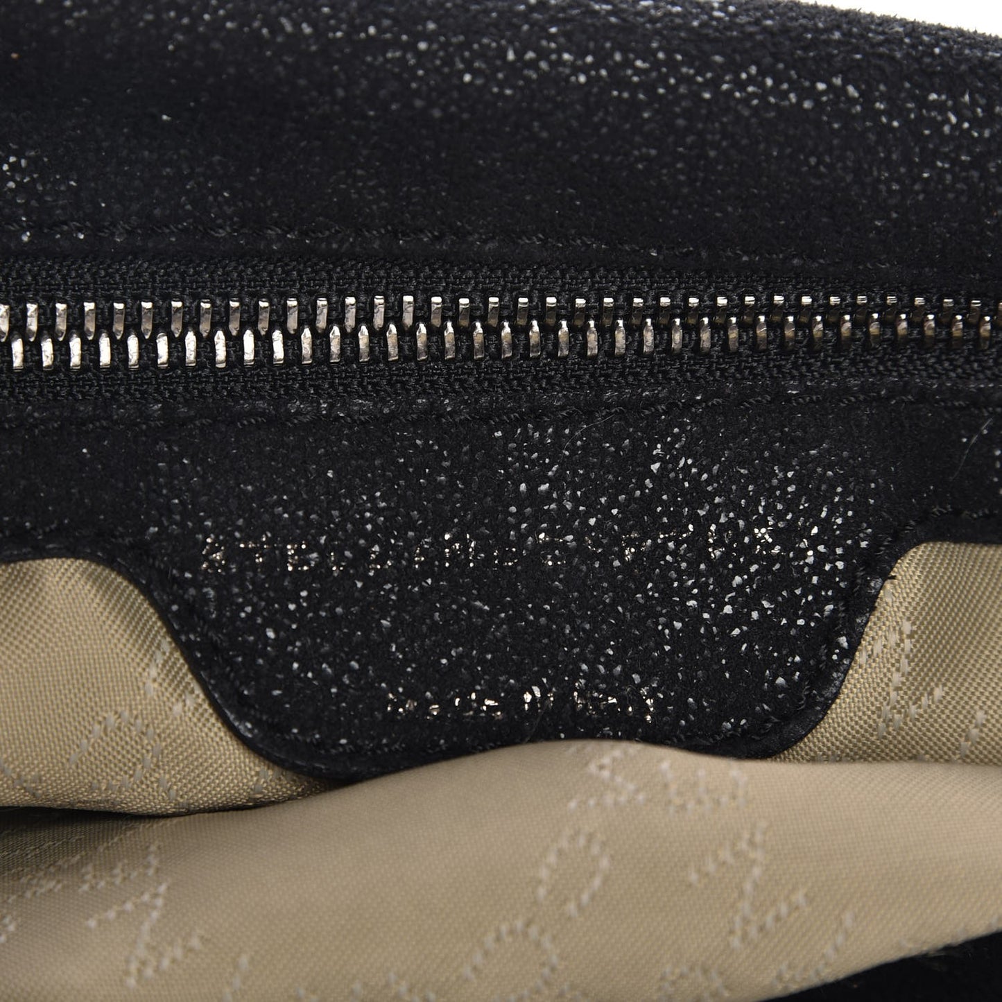 Shaggy Deer Falabella Fold Over Tote Black