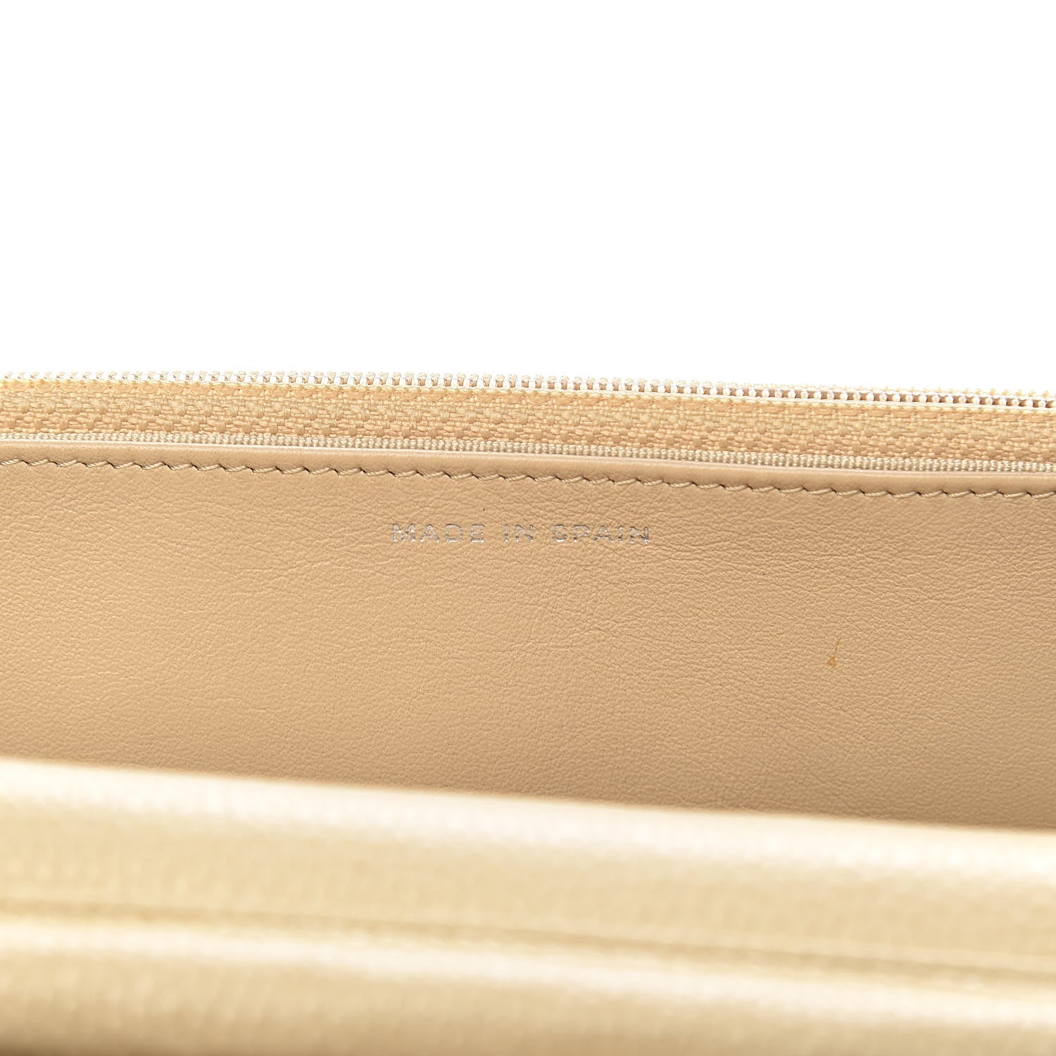 Chanel Caviar Quilted Wallet On Chain WOC Light Beige 7 of 11