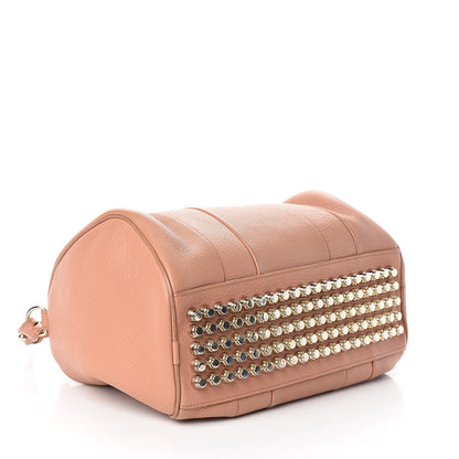 Alexander Wang Pebbled Lambskin Rocco Tan Pale Gold Hardware 4 of 7