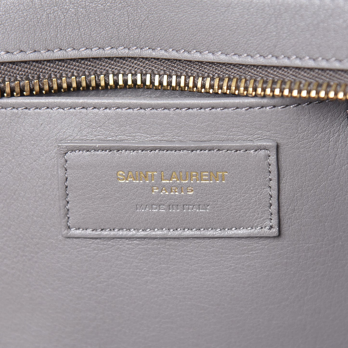 Calfskin Small Classic Y Cabas Fog