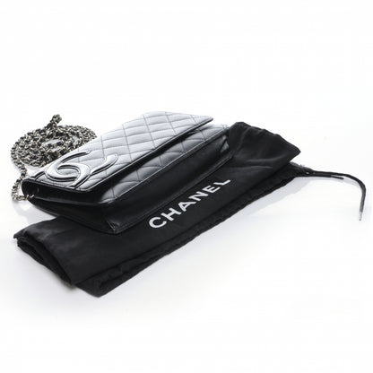 Chanel Calfskin Quilted Cambon Wallet On Chain WOC Black 4 of 9