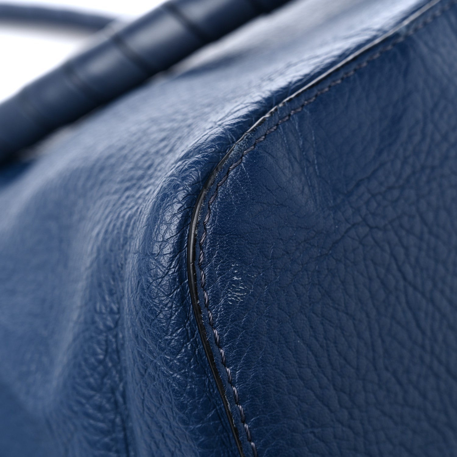Chloe Calfskin Large New Marcie Tote Royal Navy 10 of 18