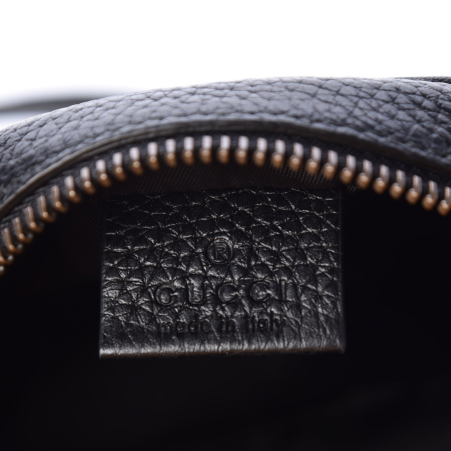 Pebbled Calfskin Mini Soho Disco Bag Black
