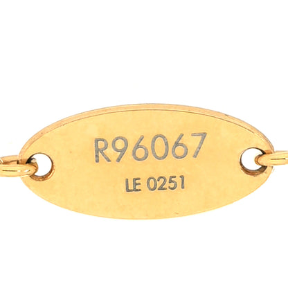 Louis Vuitton Metal Louisette Necklace Gold 6 of 6