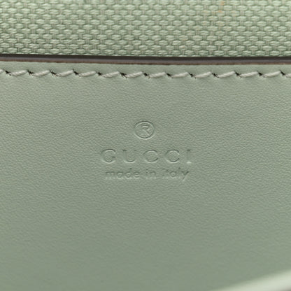Gucci Calfskin GG Super Mini Shoulder Bag Pale Blue 6 of 11