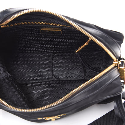 Prada Nylon Tessuto Vela Crossbody Bag Black 4 of 10