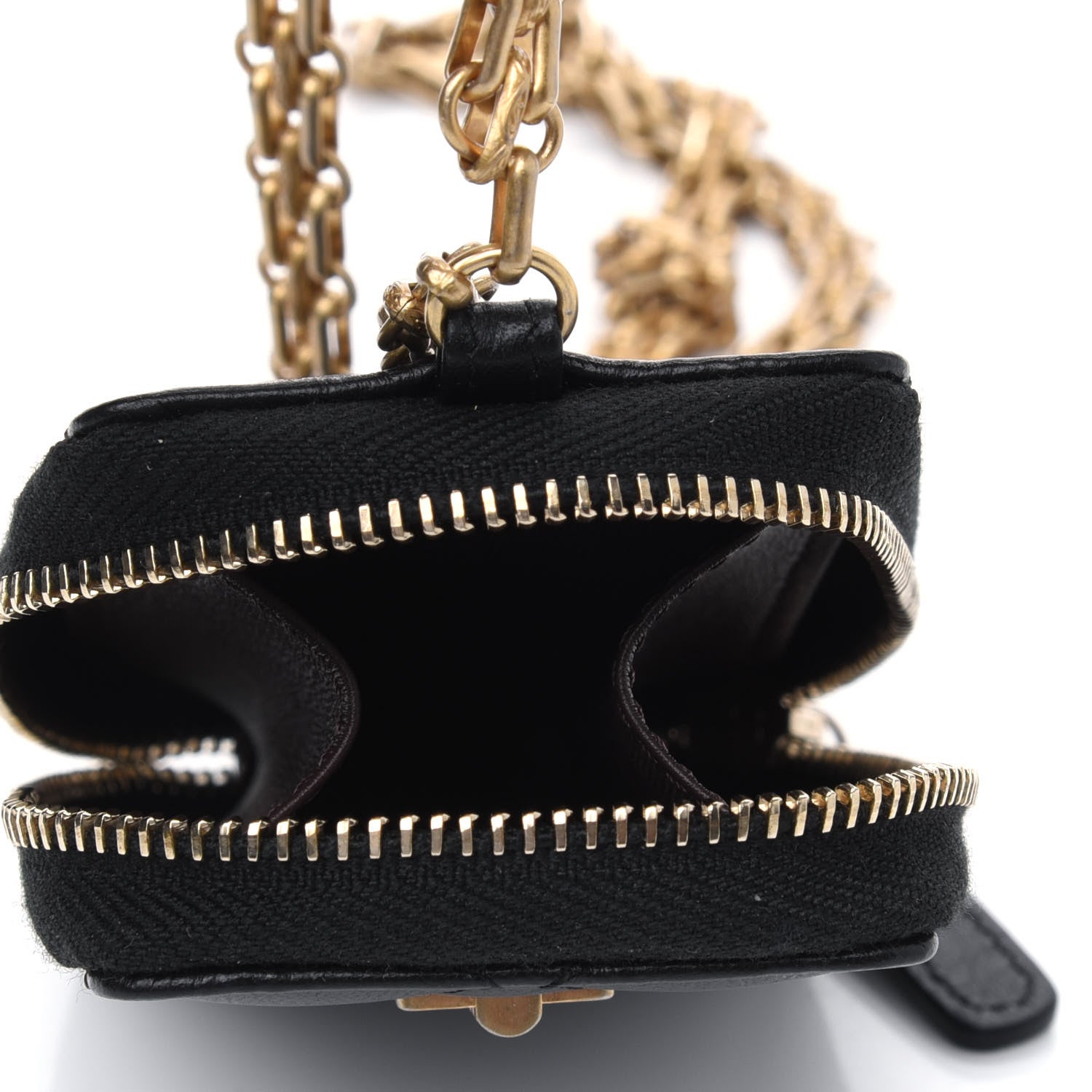 Chanel Aged Calfskin Quilted 2.55 Reissue Clutch With Chain Black 4 of 4