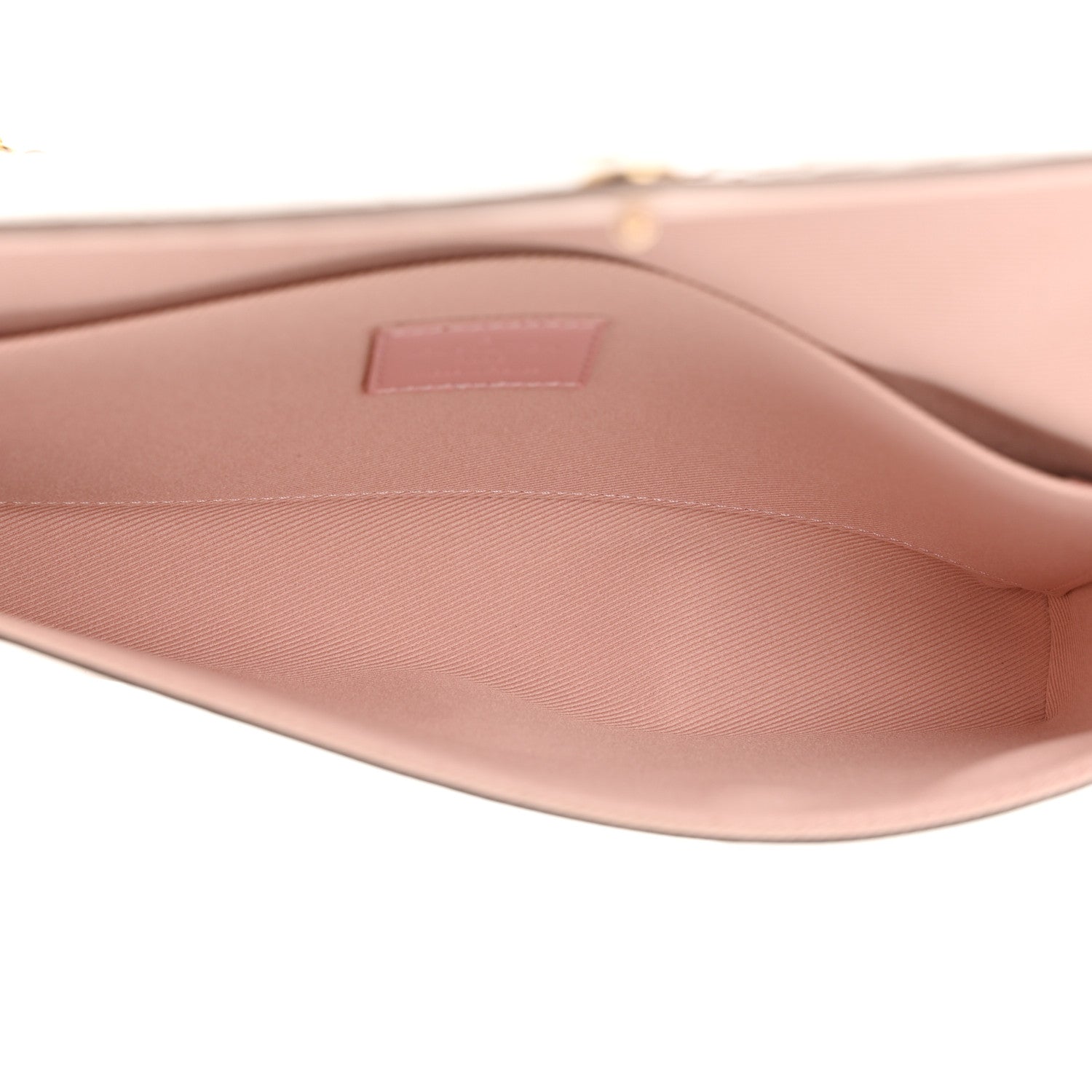 Louis Vuitton Vernis Pochette Felicie Chain Wallet Rose Ballerine 6 of 11