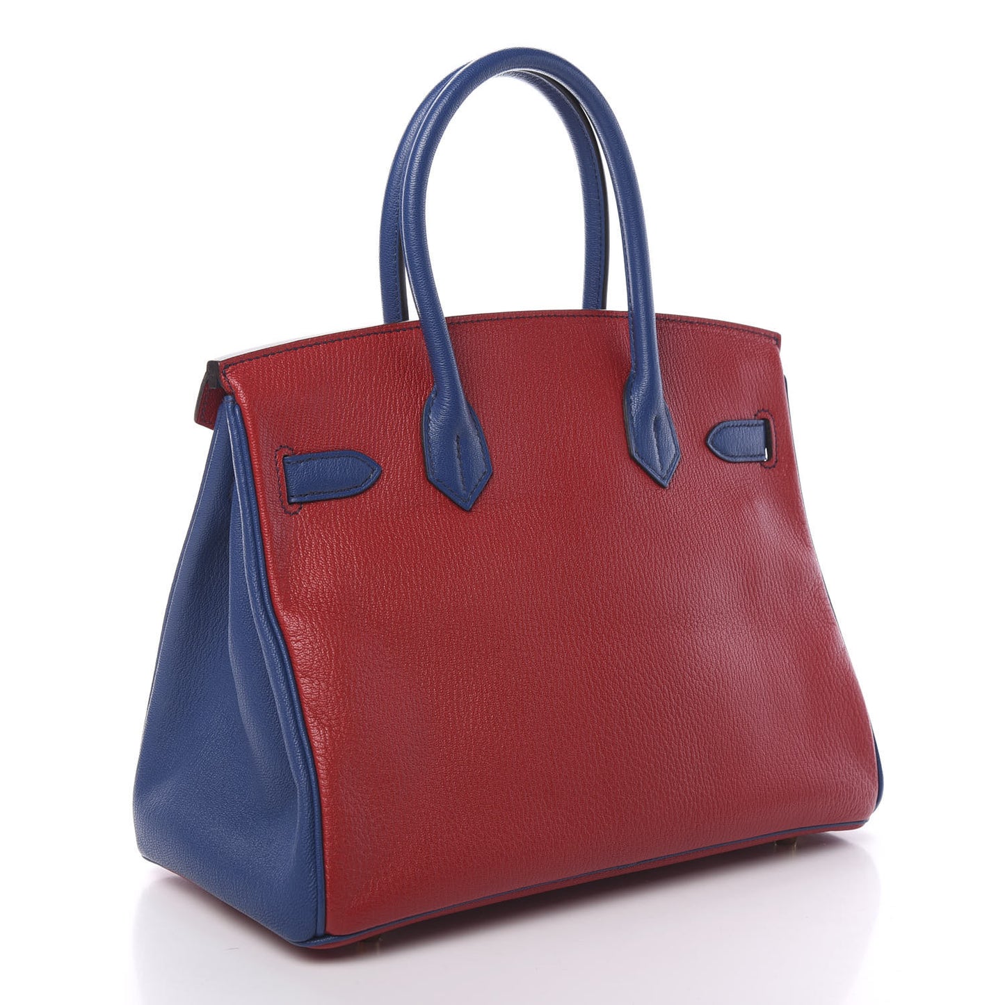 Chevre Mysore Horseshoe Birkin 30 Rouge Casaque Bleu Brighton