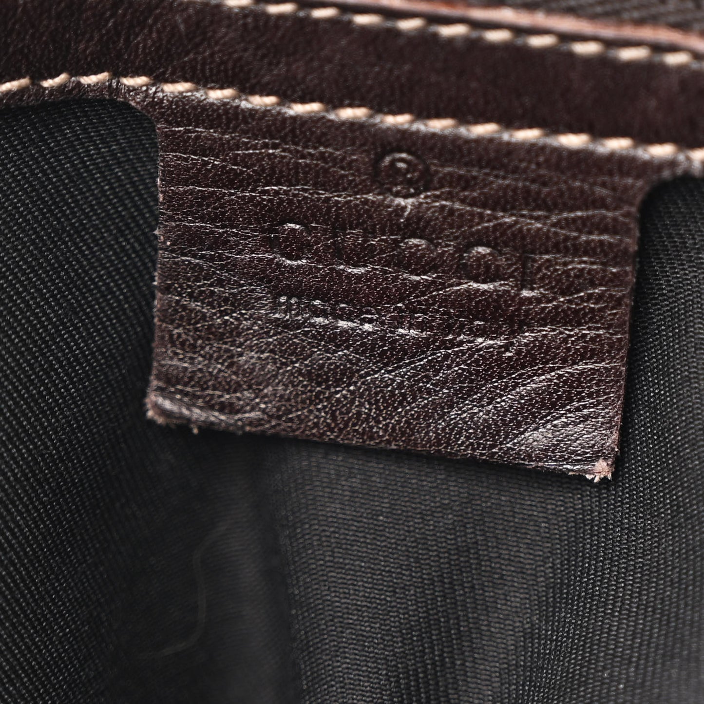 Canvas Calfskin Bamboo Horsebit Print Boston Black Dark Brown