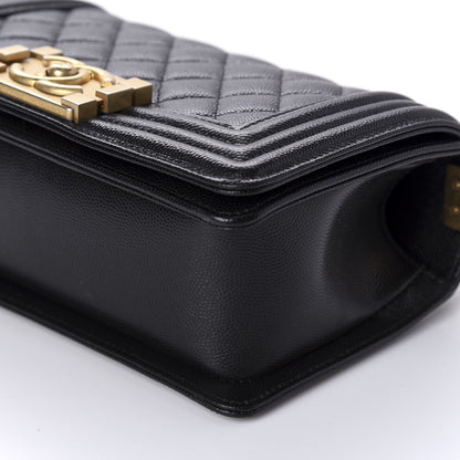 Chanel Caviar Quilted Small Boy Flap Black 7 of 10