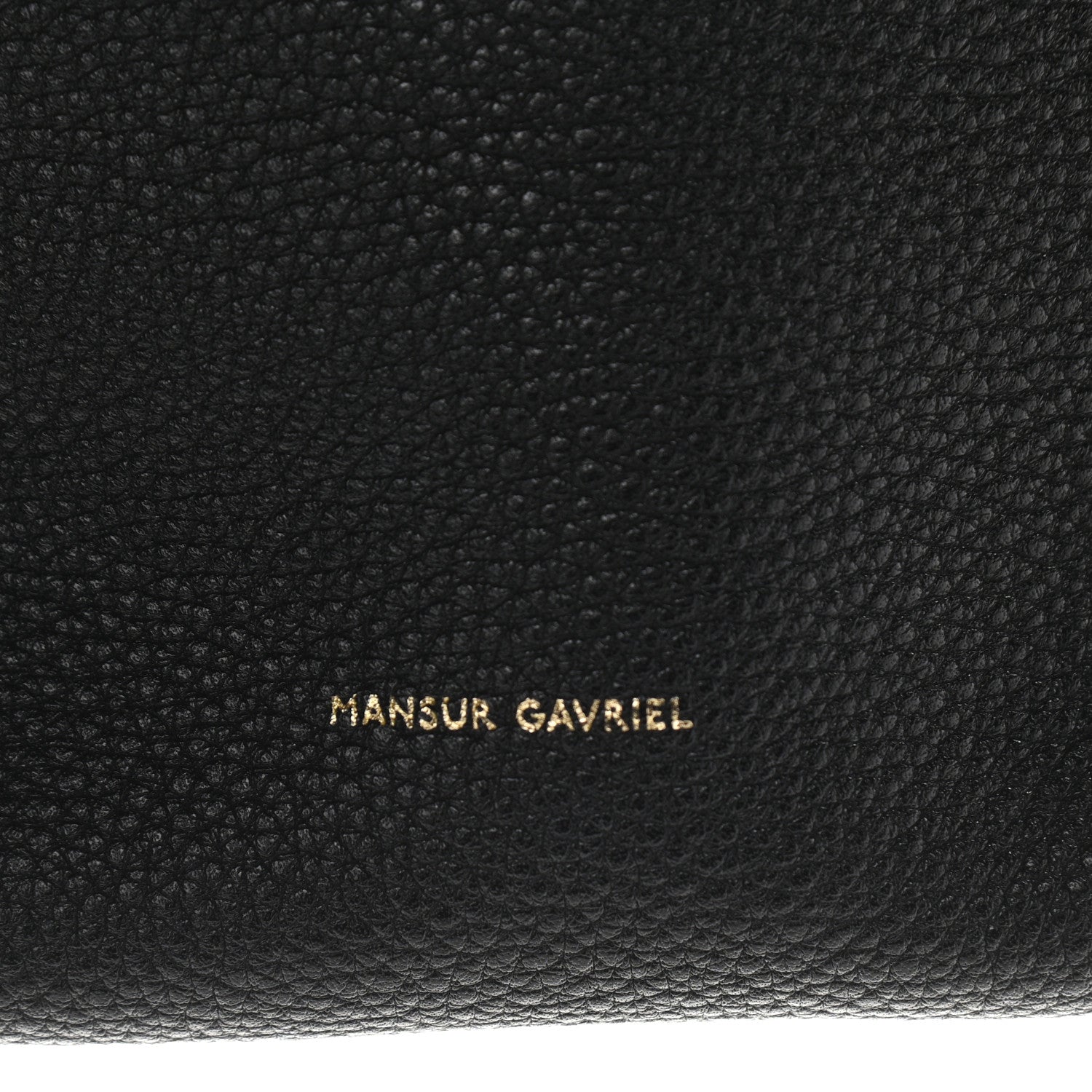 Mansur Gavriel Tumbled Calfskin Mini Bucket Bag Black 6 of 12