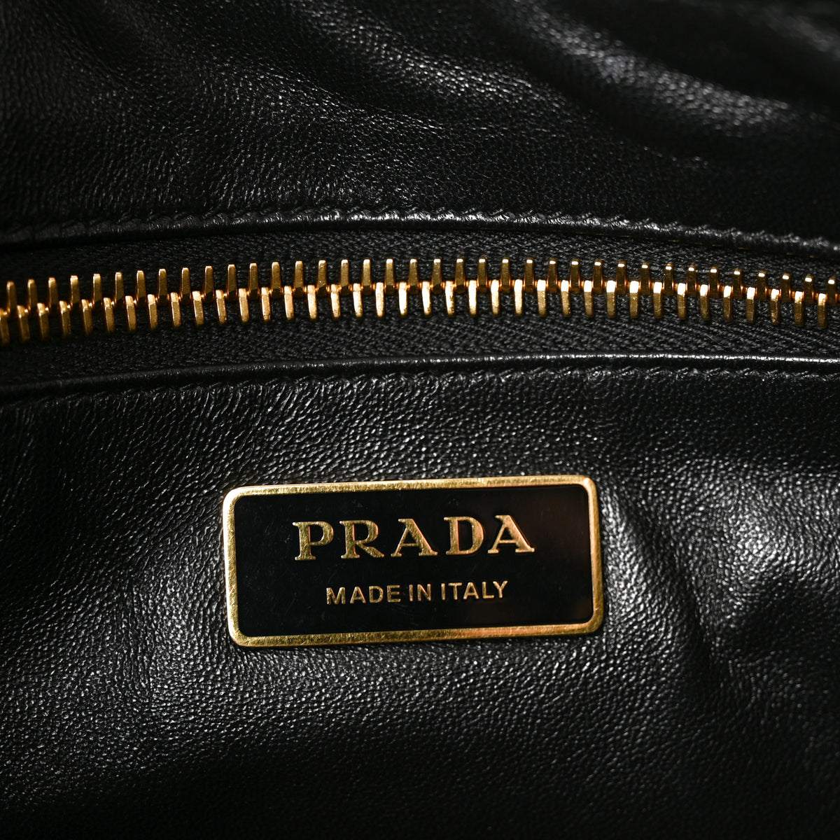 Prada Soft Calfskin Large Aimée Shoulder Bag Black 6 of 9