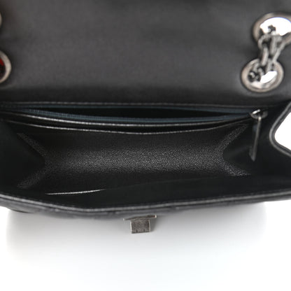 Chanel Metallic Sheepskin Quilted 2.55 Reissue Mini Flap Black 4 of 9