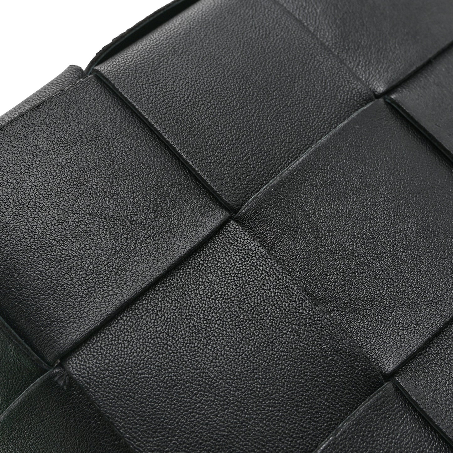 Nappa Maxi Intrecciato Cassette Bucket Bag Black