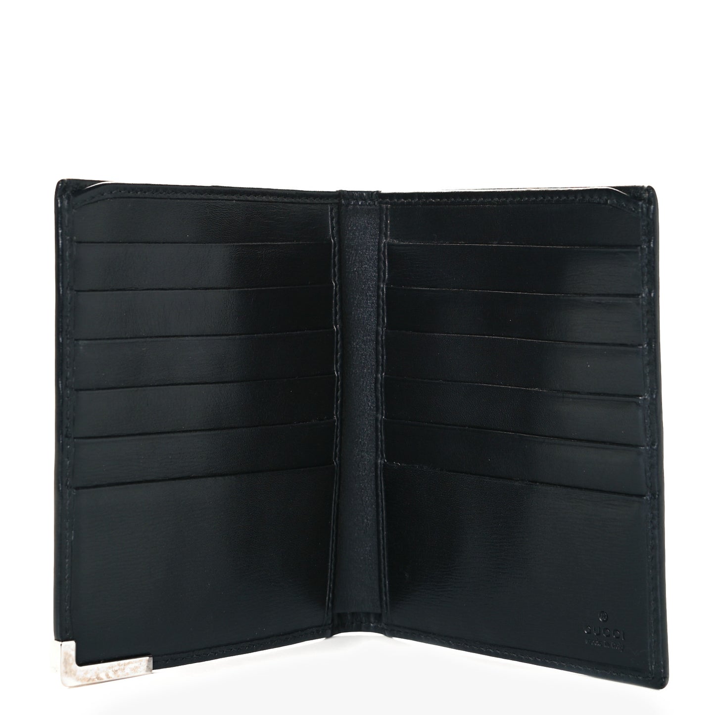 Calfskin Bi-Fold Wallet Black