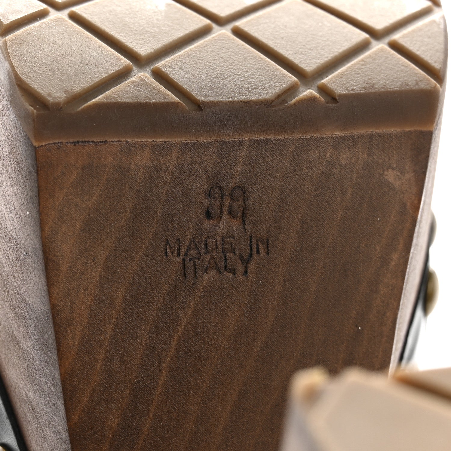 Chanel Calfskin Studded Clog 38 Black 8 of 10